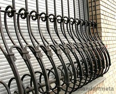 Сварные решётки на лоджии